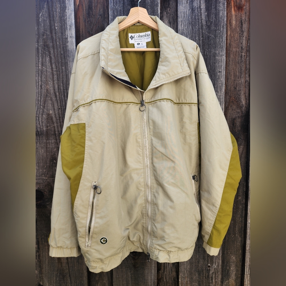 Columbia Men's Winbreaker Coat Jacket Two-Tone Jacket Vintage 90's
